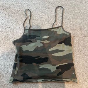 Garage camo tank top